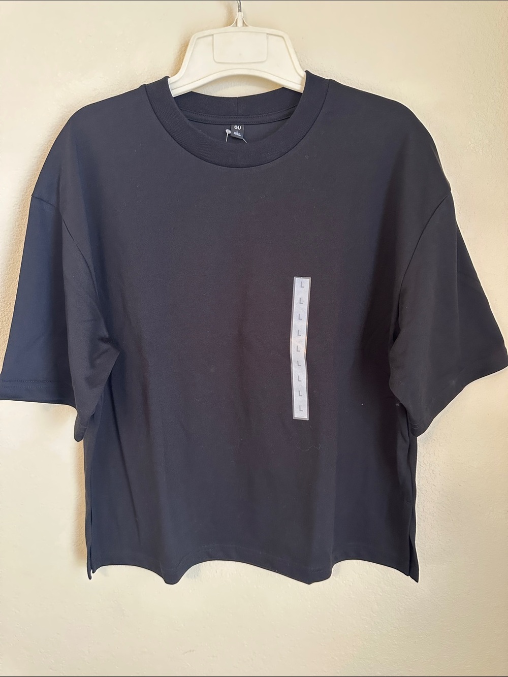 GU Wide Boxy Tee- Black